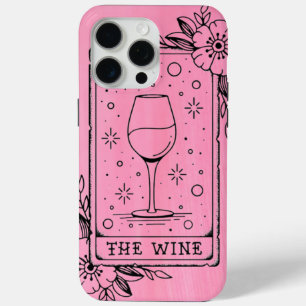 Coque iPhone 15 Pro Max Carte Tarot Vin