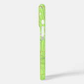 Coques Case-Mate iPhone Carte topographique Monogramme (Verso / Gauche)