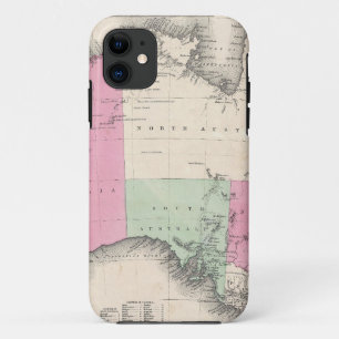 Etui iPhone Case-Mate Carte vintage de l'Australie (1862)