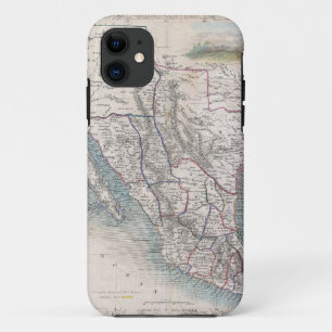 Etui iPhone Case-Mate Carte vintage du Mexique (1851)