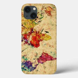 Coques Pour iPhone Carte vintage du monde