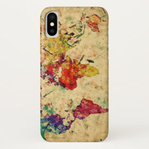 Coque Case-Mate Pour iPhone Carte vintage du monde