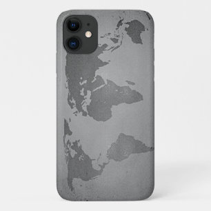 Case-Mate iPhone Case Carte vintage du monde noir et blanc