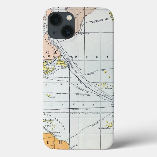 COQUES Case-Mate iPhone CARTE : VOYAGES ATLANTIQUES (Verso)