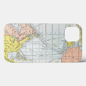 COQUES Case-Mate iPhone CARTE : VOYAGES ATLANTIQUES (Verso (horizontal))