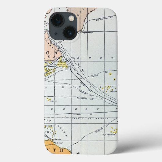 COQUES Case-Mate iPhone CARTE : VOYAGES ATLANTIQUES (Verso)