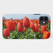 Coques Case-Mate iPhone Cartes d'impression 5 tulipes rouges (Dos (Horizontal))