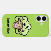 Coques Case-Mate iPhone Cartographie au méthane de vache (Verso (horizontal))