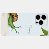 Coques Case-Mate iPhone Cartographie d'escargots mignons (Verso (horizontal))