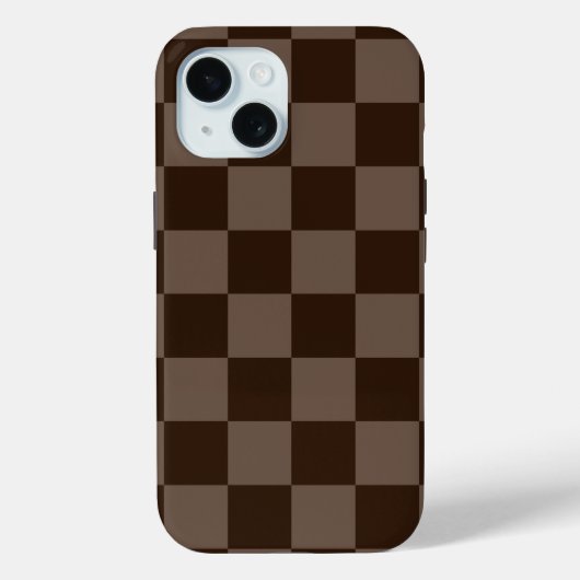 Coques Case-Mate iPhone Carton Brown foncé et incy (Verso)