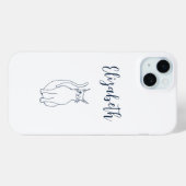 Coques Case-Mate iPhone Carton chat mignon Winking Kitty Simple (Verso (horizontal))