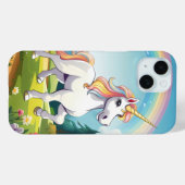 Coques Case-Mate iPhone Carton de la licorne mignonne (Verso (horizontal))