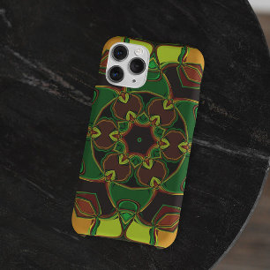 Case-Mate iPhone Case Carton Mandala Flower vert Jaune et orange