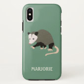 Coques Case-Mate iPhone Carton vert clair personnalisé Possum (Dos)