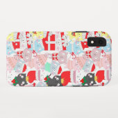 Coques Case-Mate iPhone Cartoon de chat Festif mignon (Dos (Horizontal))