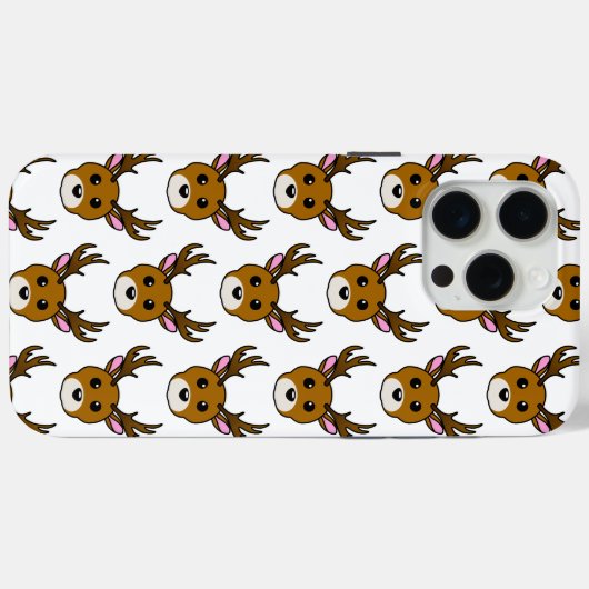 Coques Case-Mate iPhone Cartoon Deer (Verso (horizontal))