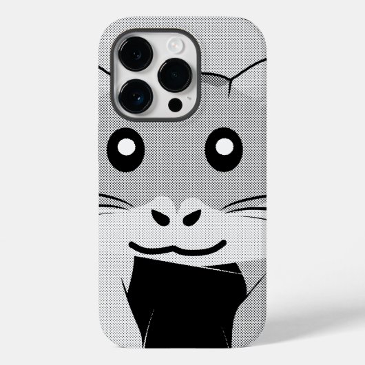 Coques Case-Mate iPhone Cartoon Hamster Scarfed Joy (Verso)