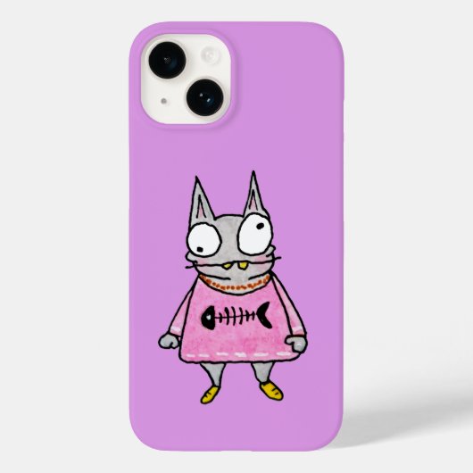 Coques Case-Mate iPhone Cartoon Kitten (Verso)