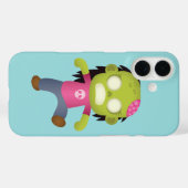 Coques Case-Mate iPhone Cartoon mignon fille Zombie (Verso (horizontal))