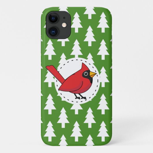 Coques Case-Mate iPhone Cartoon Red Cardinal (Dos)