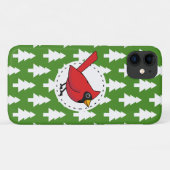 Coques Case-Mate iPhone Cartoon Red Cardinal (Dos (Horizontal))