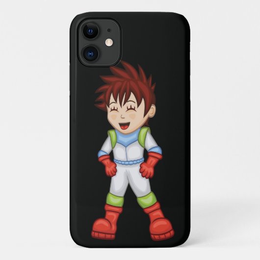 Coques Case-Mate iPhone Cartoon Space Kids / Garçon (Dos)
