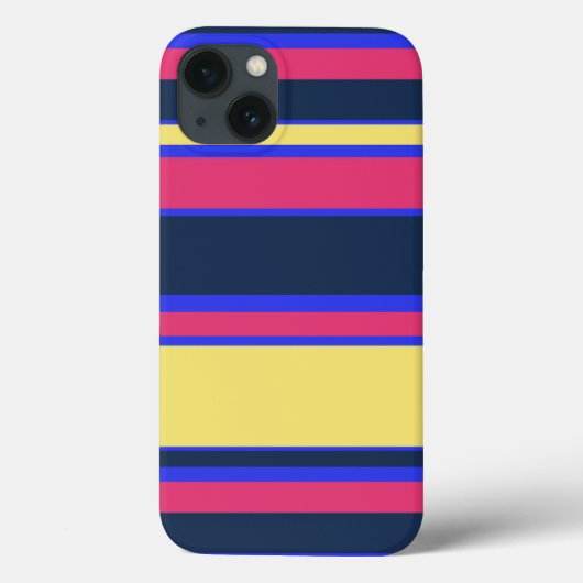 Coques Case-Mate iPhone Cartouches rose, jaune et bleu Coque-Mate iPhone c (Verso)