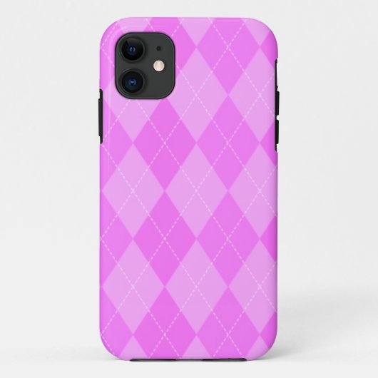 Coques Case-Mate iPhone Cas à motifs de losanges rose de l'iPhone 5 de (Dos)