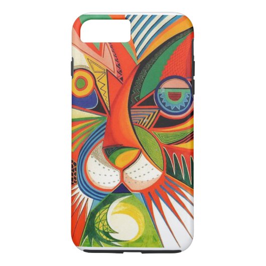 Coques Case-Mate iPhone Cas abstrait géométrique de l'iPhone 7 d'art (Dos)