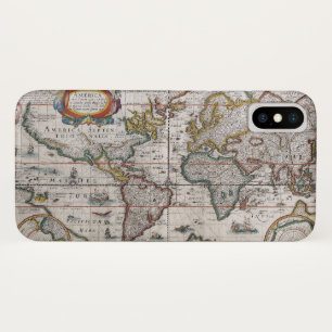 Case-Mate iPhone Case Cas antiques de téléphone de carte du monde