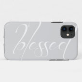 Coques Case-Mate iPhone Cas béni de l'iPhone 5s de déclaration de gris (Dos (Horizontal))