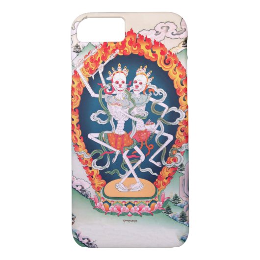 Coques Case-Mate iPhone Cas bouddhiste tibétain de l'iPhone 7 d'art (Dos)