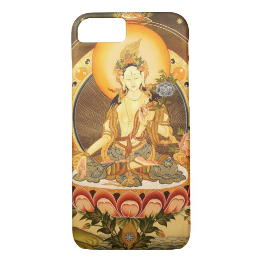 Coques Case-Mate iPhone Cas bouddhiste tibétain de l'iPhone 7 d'art (Dos)