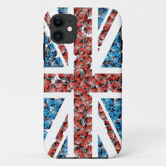 Coques Case-Mate iPhone Cas BRITANNIQUE de téléphone de drapeau de (Dos)