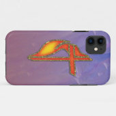 Coques Case-Mate iPhone Cas croisé méthodiste de motif de flamme (Dos (Horizontal))