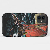 Coques Case-Mate iPhone Cas d'attaque de calmar géant (Dos (Horizontal))