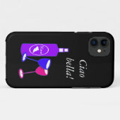 Coques Case-Mate iPhone Cas de contact d'Iphone de thème de Ciao BellaWine (Dos (Horizontal))