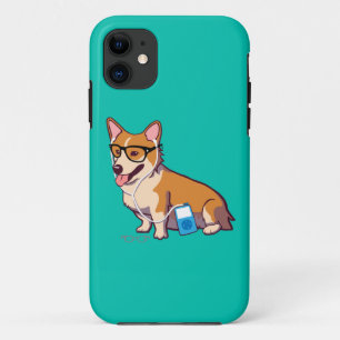 Coque iPhone 11 Cas de Coque-Compagnon de l'iPhone 5 de corgi de