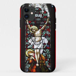Coque Case-Mate Pour iPhone Cas de crucifixion (verre souillé)