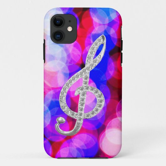 Coques Case-Mate iPhone Cas de Gclef de musique (Dos)