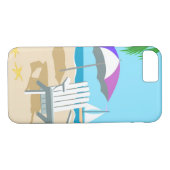 Coques Case-Mate iPhone Cas de jours de plage (Dos (Horizontal))