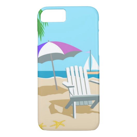 Coques Case-Mate iPhone Cas de jours de plage (Dos)