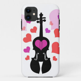Coques Pour iPhone Cas de l'iPhone 5/5S d'amour de violon