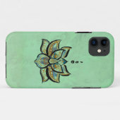 Coques Case-Mate iPhone Cas de l'iPhone 5/5s de fleur de Lotus bleu (Dos (Horizontal))