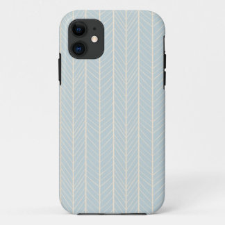 Coque Case-Mate Pour iPhone cas de l'iPhone 5 - chevron doucement bleu et