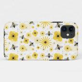 Coques Case-Mate iPhone Cas de l'iPhone 5 d'abeilles et de fleurs (Dos (Horizontal))