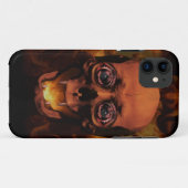 Coques Case-Mate iPhone Cas de l'iPhone 5 de crâne de hantise (Dos (Horizontal))