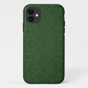 Etui iPhone Case-Mate Cas de l'iPhone 5 de damassé de Forest Green