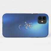 Coques Case-Mate iPhone Cas de l'iPhone 5 de lézard de chrome (Dos (Horizontal))