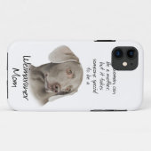 Coques Case-Mate iPhone Cas de l'iPhone 5 de maman de Weimaraner (Dos (Horizontal))